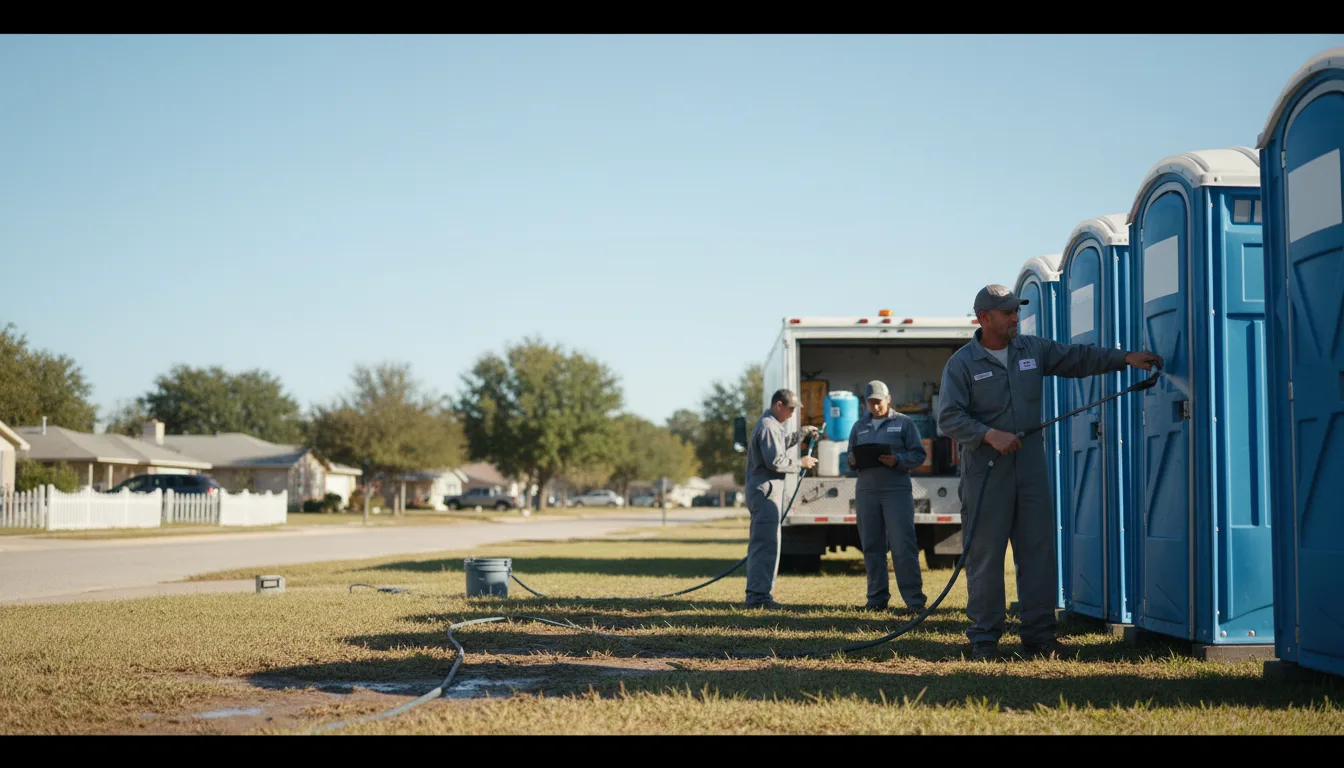 Long-Term Portable Toilet Rental in Rusk, TX near me